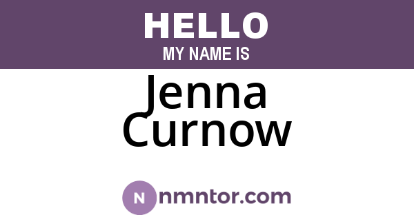 Jenna Curnow