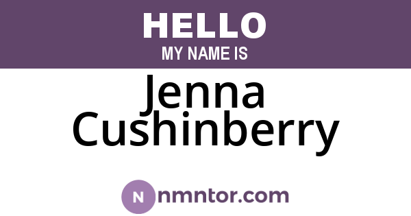 Jenna Cushinberry