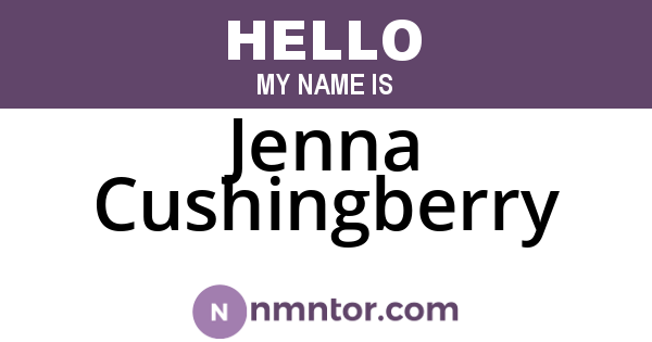 Jenna Cushingberry