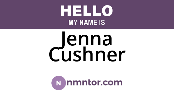 Jenna Cushner