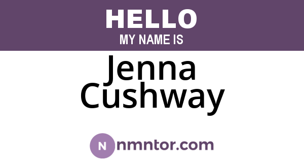 Jenna Cushway