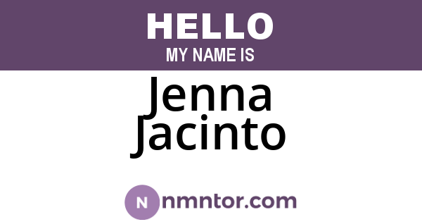 Jenna Jacinto