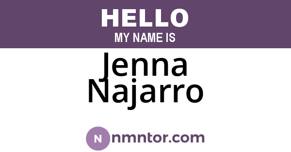Jenna Najarro