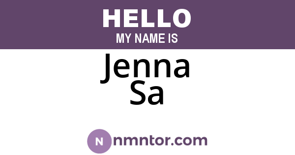 Jenna Sa