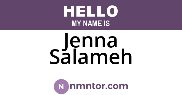 Jenna Salameh