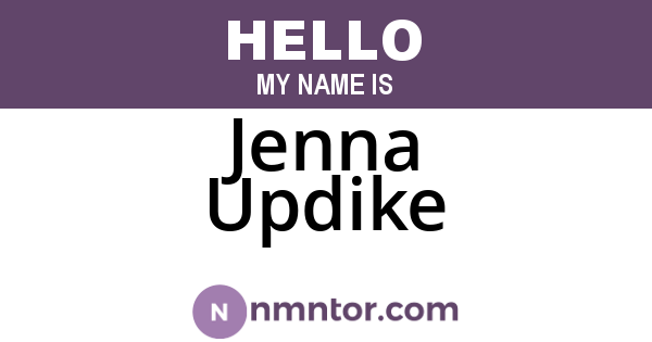 Jenna Updike