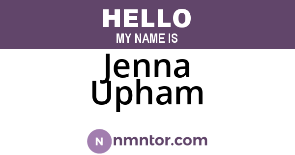 Jenna Upham