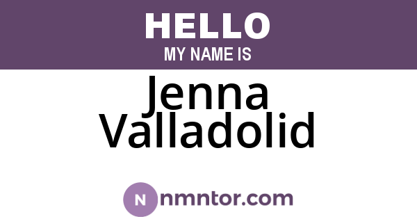 Jenna Valladolid