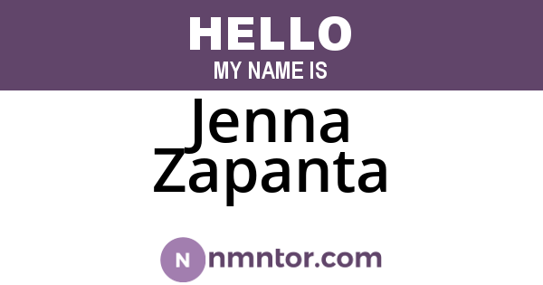 Jenna Zapanta