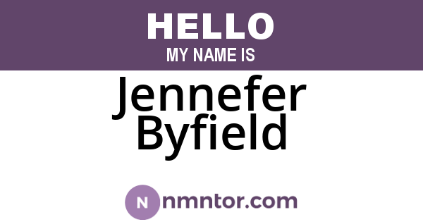 Jennefer Byfield