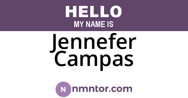 Jennefer Campas