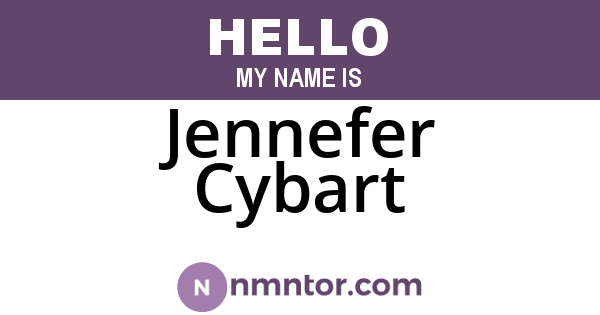 Jennefer Cybart