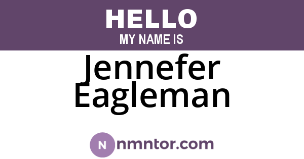 Jennefer Eagleman