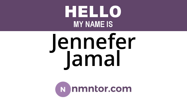 Jennefer Jamal