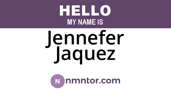 Jennefer Jaquez