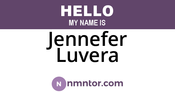 Jennefer Luvera