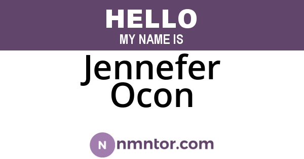 Jennefer Ocon