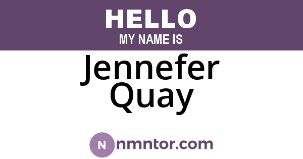 Jennefer Quay