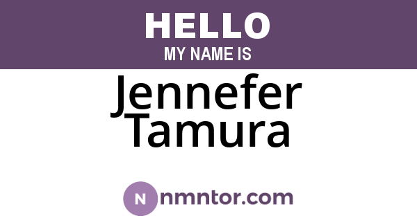 Jennefer Tamura
