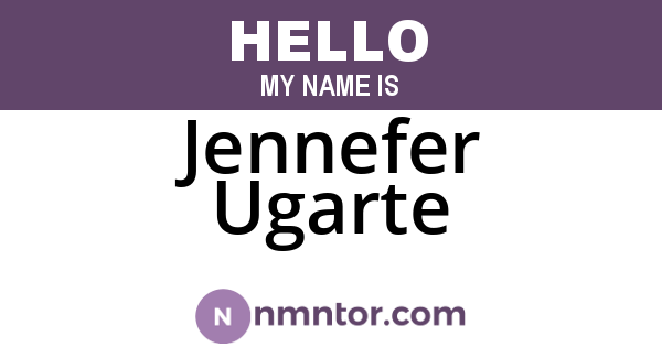 Jennefer Ugarte