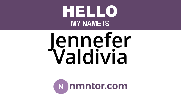 Jennefer Valdivia