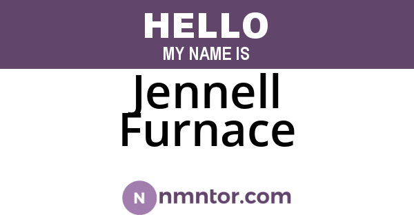 Jennell Furnace