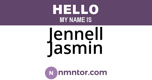 Jennell Jasmin