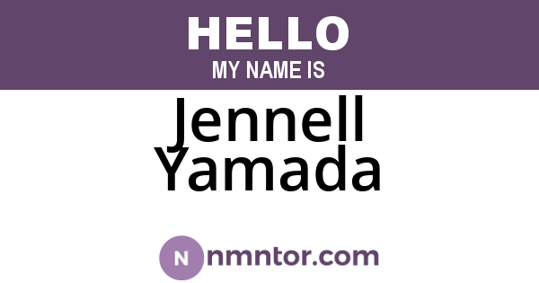 Jennell Yamada