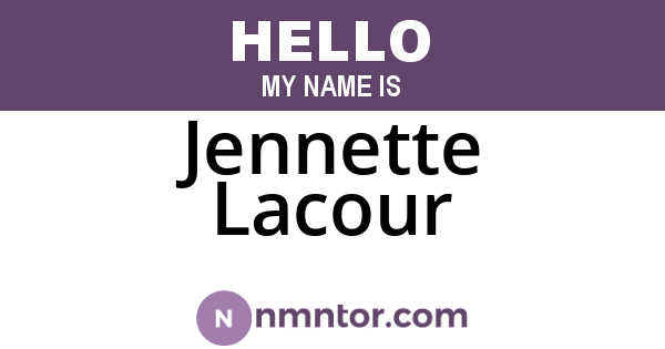 Jennette Lacour