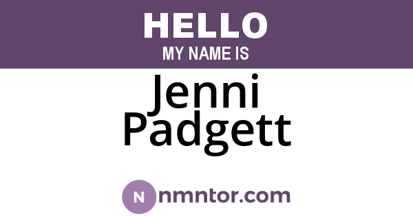 Jenni Padgett