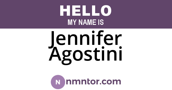 Jennifer Agostini