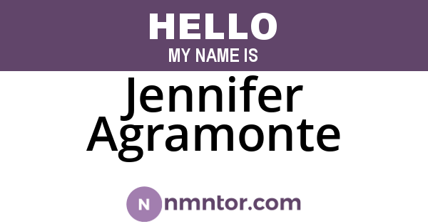 Jennifer Agramonte
