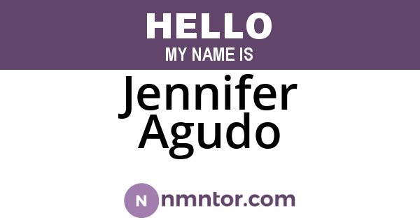 Jennifer Agudo