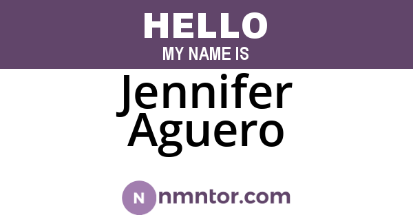 Jennifer Aguero