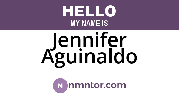 Jennifer Aguinaldo