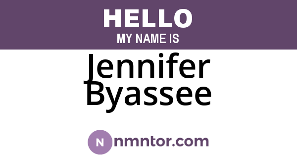 Jennifer Byassee