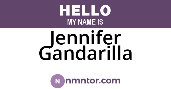 Jennifer Gandarilla