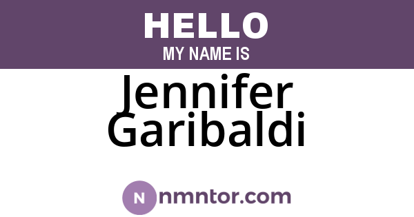 Jennifer Garibaldi