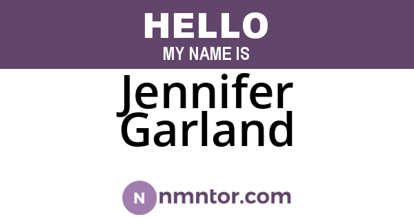 Jennifer Garland