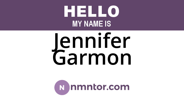 Jennifer Garmon