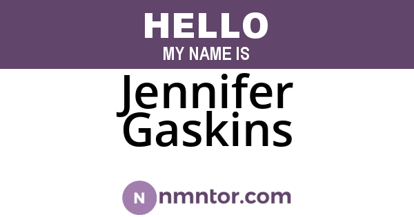 Jennifer Gaskins