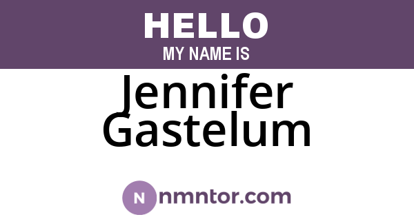 Jennifer Gastelum