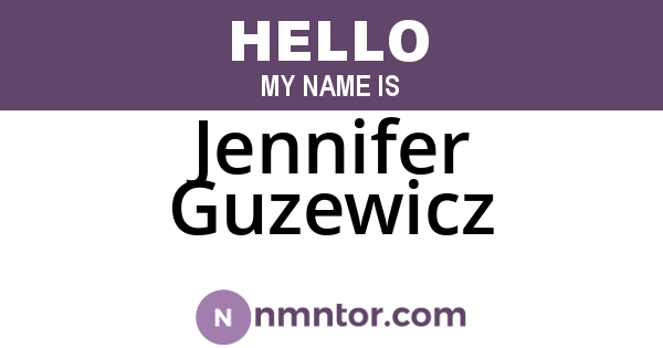 Jennifer Guzewicz