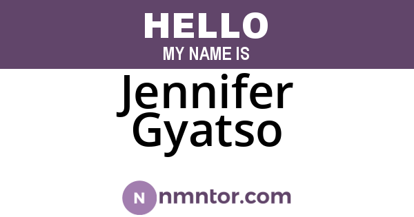 Jennifer Gyatso