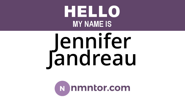 Jennifer Jandreau