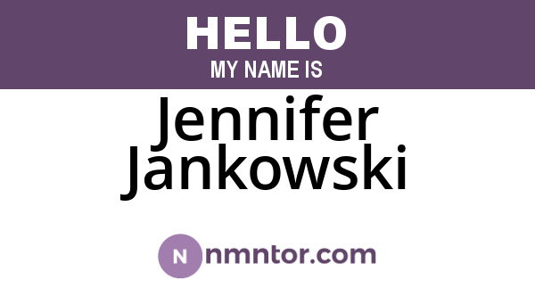 Jennifer Jankowski