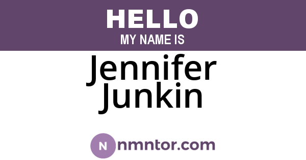Jennifer Junkin