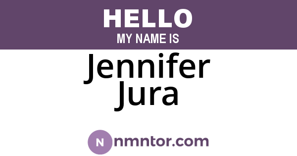 Jennifer Jura