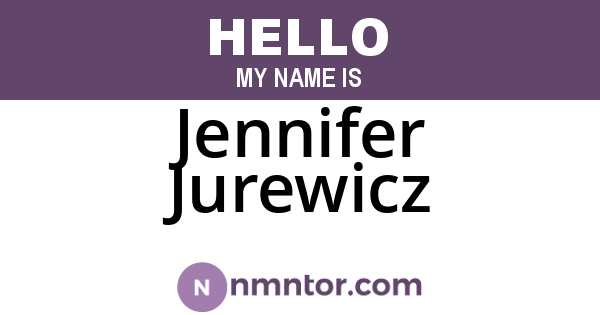 Jennifer Jurewicz