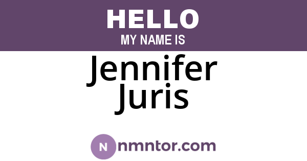 Jennifer Juris